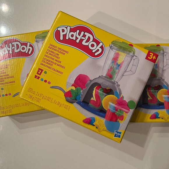 Hasbro Play-Doh Smoothie Maker Playset Lot of 3 Kids Blender Toys New (hg/x) - Picture 11 of 12